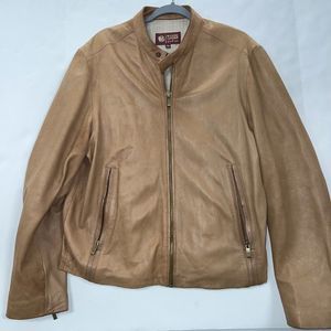 WILSON LEATHER INSULATED BROWN JACKET SZ LARGE WOMENS